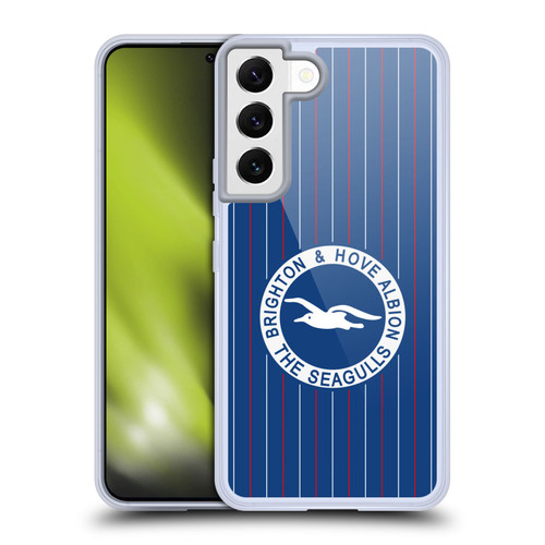 Brighton & Hove Albion F.C Logo 1983 Retro Kit Soft Gel Case for Samsung Galaxy S22 5G & MagSafe