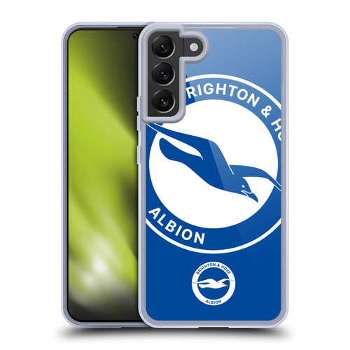 Brighton & Hove Albion F.C Logo Oversized Soft Gel Case for Samsung Galaxy S22+ 5G & MagSafe