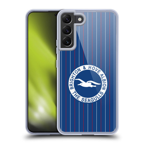 Brighton & Hove Albion F.C Logo 1983 Retro Kit Soft Gel Case for Samsung Galaxy S22+ 5G & MagSafe