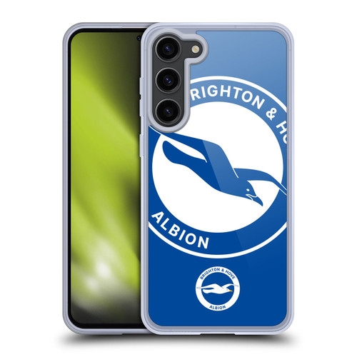 Brighton & Hove Albion F.C Logo Oversized Soft Gel Case for Samsung Galaxy S23+ 5G & MagSafe