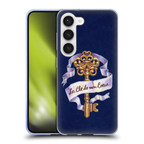 Brigid Ashwood Vintage Romance 2 Key To My Heart 2 Soft Gel Case for Samsung Galaxy S23 5G & MagSafe