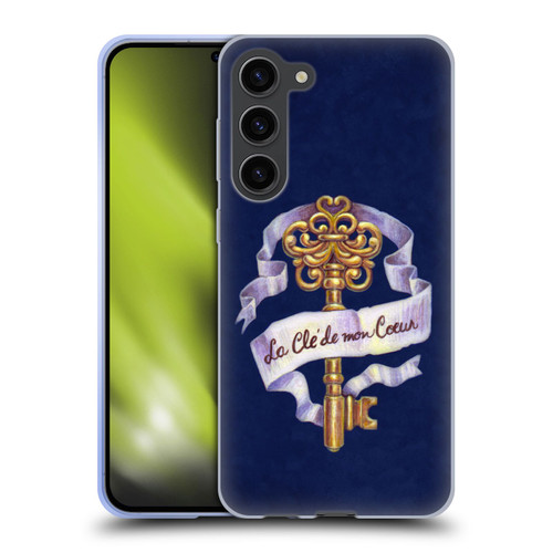Brigid Ashwood Vintage Romance 2 Key To My Heart 2 Soft Gel Case for Samsung Galaxy S23+ 5G & MagSafe