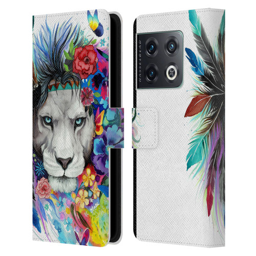 Pixie Cold Cats King Of The Lions Leather Book Wallet Case Cover For OnePlus 10 Pro