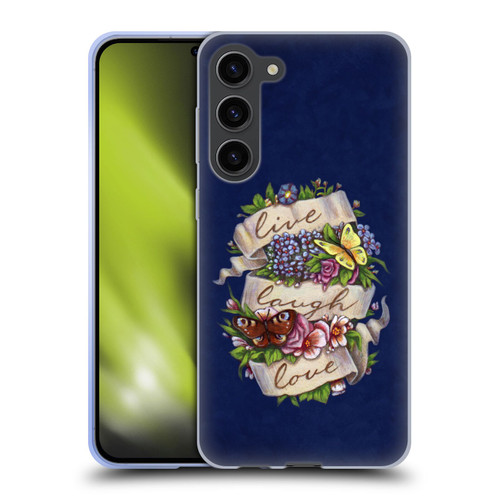 Brigid Ashwood Vintage Romance 2 Live Laugh Love 2 Soft Gel Case for Samsung Galaxy S23+ 5G & MagSafe