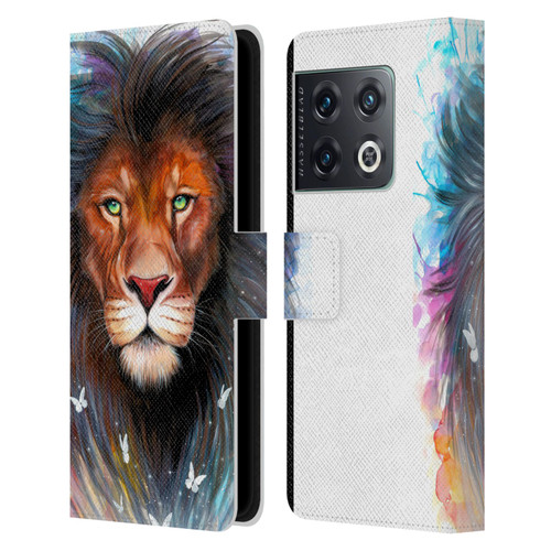 Pixie Cold Cats Sacred King Leather Book Wallet Case Cover For OnePlus 10 Pro