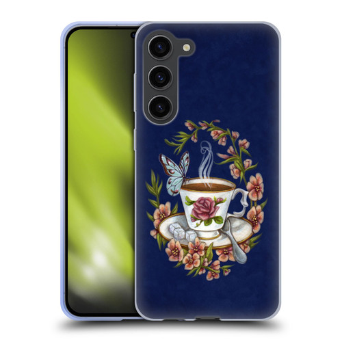 Brigid Ashwood Vintage Romance 2 Tea And Company 2 Soft Gel Case for Samsung Galaxy S23+ 5G & MagSafe