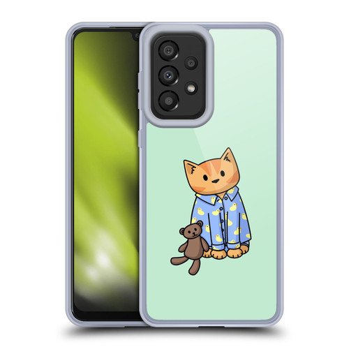 Beth Wilson Doodle Cats 2 Bedtime Pyjama Soft Gel Case for Samsung Galaxy A33 5G (2022)