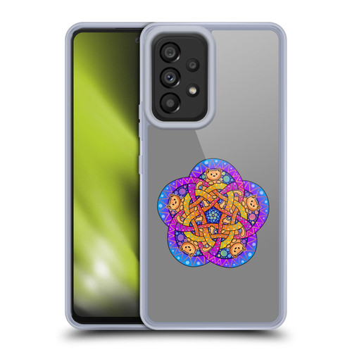 Beth Wilson Doodle Cats 2 Ginger Celtic Knot Soft Gel Case for Samsung Galaxy A53 5G (2022)