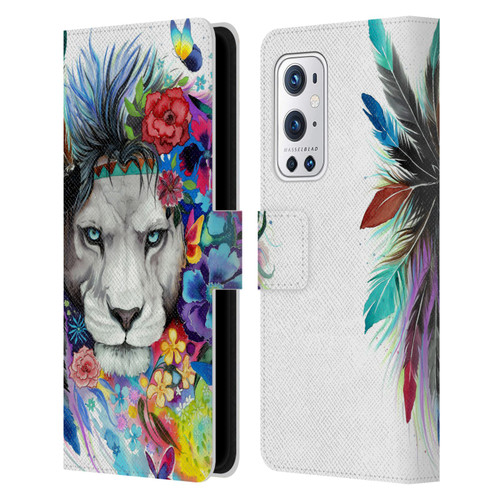 Pixie Cold Cats King Of The Lions Leather Book Wallet Case Cover For OnePlus 9 Pro