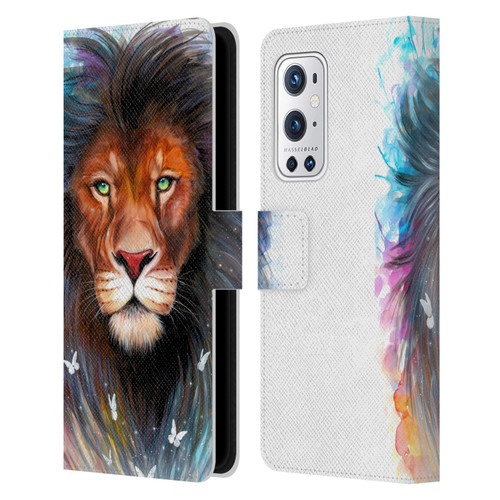 Pixie Cold Cats Sacred King Leather Book Wallet Case Cover For OnePlus 9 Pro