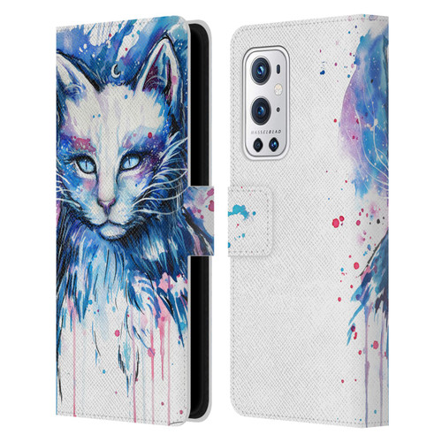 Pixie Cold Cats Space Leather Book Wallet Case Cover For OnePlus 9 Pro