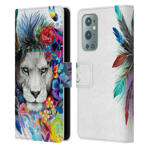 Pixie Cold Cats King Of The Lions Leather Book Wallet Case Cover For OnePlus 9