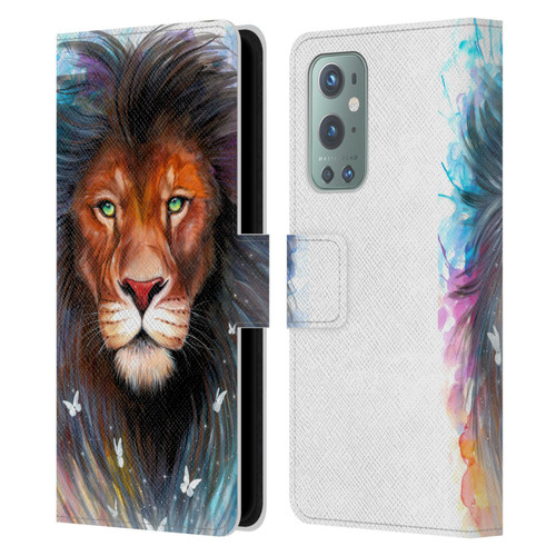 Pixie Cold Cats Sacred King Leather Book Wallet Case Cover For OnePlus 9