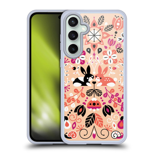Cat Coquillette Animals Bunny Lovers Soft Gel Case for Samsung Galaxy S23 FE 5G & MagSafe