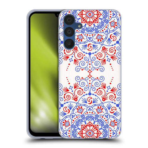 Cat Coquillette Patterns 6 Moroccan Mandala Soft Gel Case for Samsung Galaxy A15 & MagSafe