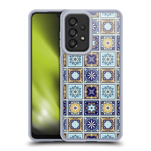 Cat Coquillette Patterns 6 Mexican Tile 2 Soft Gel Case for Samsung Galaxy A33 5G (2022)
