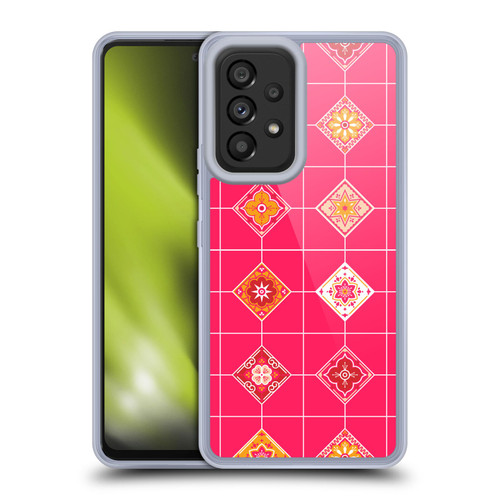Cat Coquillette Patterns 6 Mexican Tile 3 Soft Gel Case for Samsung Galaxy A53 5G (2022)