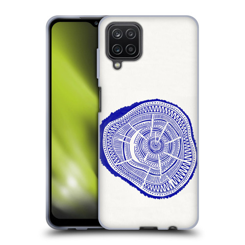 Cat Coquillette Nature Navy Ponderosa Soft Gel Case for Samsung Galaxy A12 (2020)