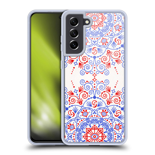 Cat Coquillette Patterns 6 Moroccan Mandala Soft Gel Case for Samsung Galaxy S21 FE 5G & MagSafe