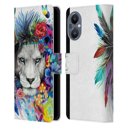 Pixie Cold Cats King Of The Lions Leather Book Wallet Case Cover For OnePlus Nord N20 5G