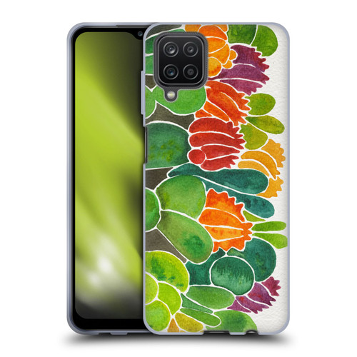 Cat Coquillette Nature Succulents Soft Gel Case for Samsung Galaxy A12 (2020)