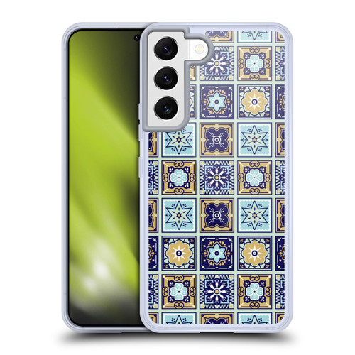 Cat Coquillette Patterns 6 Mexican Tile 2 Soft Gel Case for Samsung Galaxy S22 5G & MagSafe