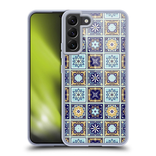 Cat Coquillette Patterns 6 Mexican Tile 2 Soft Gel Case for Samsung Galaxy S22+ 5G & MagSafe