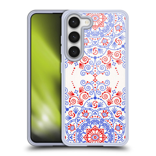 Cat Coquillette Patterns 6 Moroccan Mandala Soft Gel Case for Samsung Galaxy S23 5G & MagSafe
