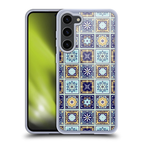 Cat Coquillette Patterns 6 Mexican Tile 2 Soft Gel Case for Samsung Galaxy S23+ 5G & MagSafe
