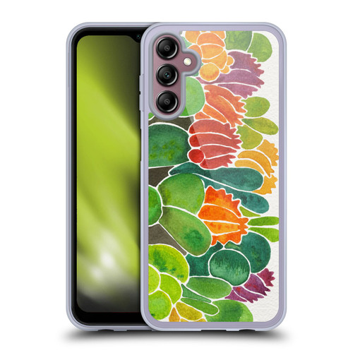 Cat Coquillette Nature Succulents Soft Gel Case for Samsung Galaxy A14 5G