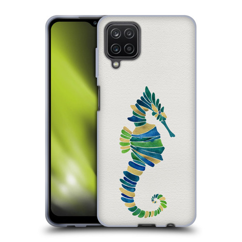 Cat Coquillette Sea Seahorse Multi Soft Gel Case for Samsung Galaxy A12 (2020)