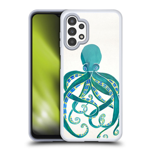 Cat Coquillette Sea Octopus 2 Soft Gel Case for Samsung Galaxy A13 (2022)