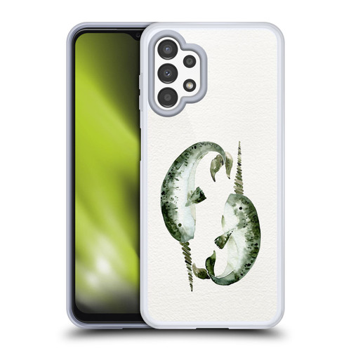 Cat Coquillette Sea Original Narwhals Soft Gel Case for Samsung Galaxy A13 (2022)