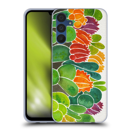 Cat Coquillette Nature Succulents Soft Gel Case for Samsung Galaxy A15 & MagSafe