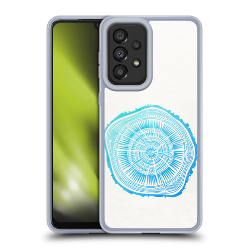 Cat Coquillette Nature Blue Paper Birch Soft Gel Case for Samsung Galaxy A33 5G (2022)