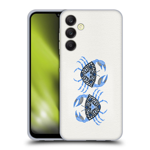Cat Coquillette Sea Blue Crab Soft Gel Case for Samsung Galaxy A25 5G