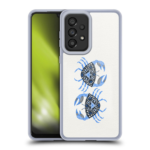 Cat Coquillette Sea Blue Crab Soft Gel Case for Samsung Galaxy A33 5G (2022)