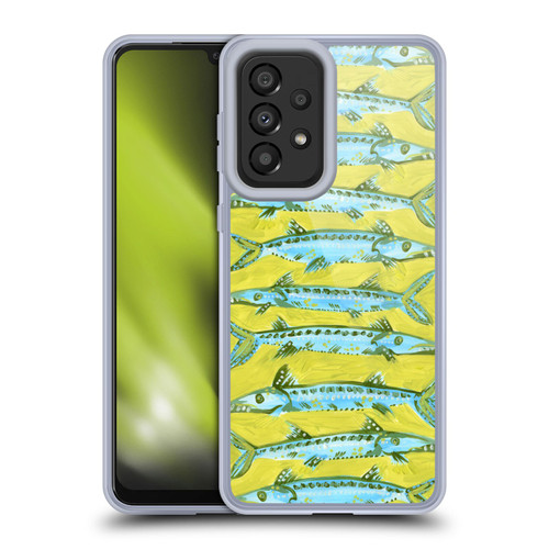 Cat Coquillette Sea Barracuda Yellow Soft Gel Case for Samsung Galaxy A33 5G (2022)