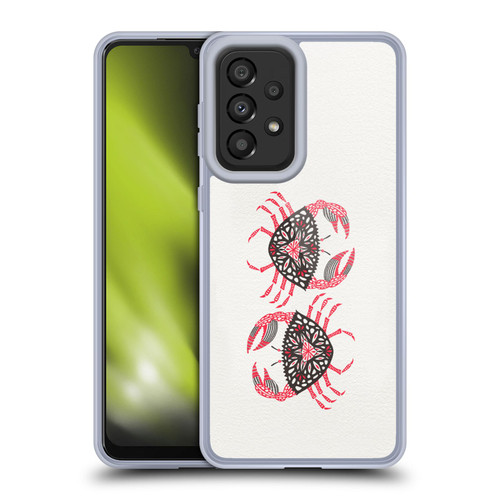 Cat Coquillette Sea Pink Crab Soft Gel Case for Samsung Galaxy A33 5G (2022)