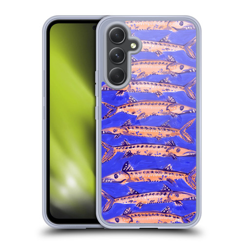 Cat Coquillette Sea Barracuda Blue Soft Gel Case for Samsung Galaxy A54 5G