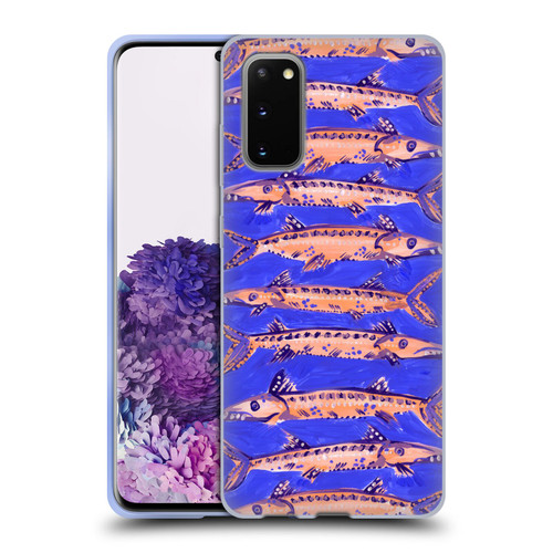 Cat Coquillette Sea Barracuda Blue Soft Gel Case for Samsung Galaxy S20 / S20 5G