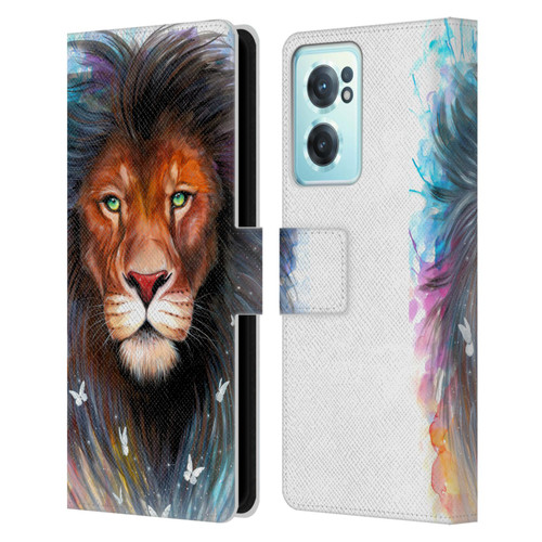 Pixie Cold Cats Sacred King Leather Book Wallet Case Cover For OnePlus Nord CE 2 5G