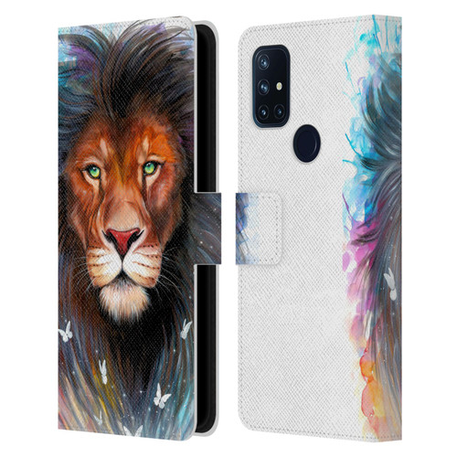 Pixie Cold Cats Sacred King Leather Book Wallet Case Cover For OnePlus Nord N10 5G