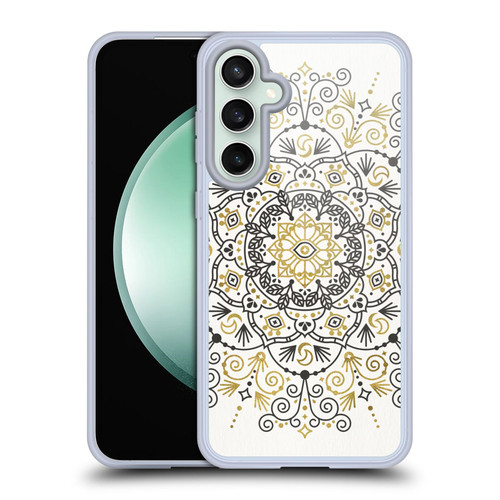 Cat Coquillette Patterns 6 Moroccan Mandala 1 Soft Gel Case for Samsung Galaxy S23 FE 5G & MagSafe
