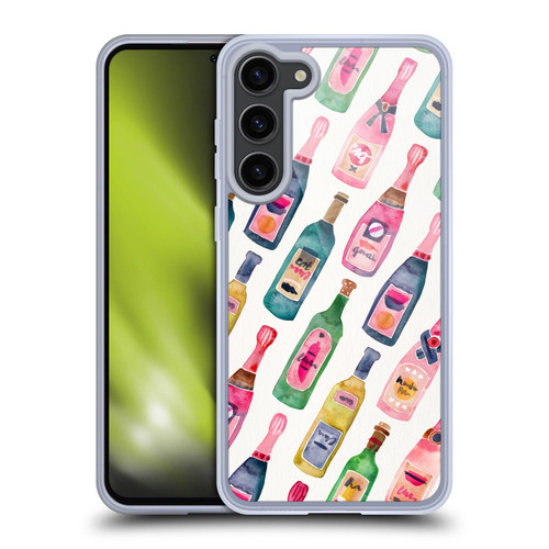 Cat Coquillette Patterns 6 Champagne Pattern Soft Gel Case for Samsung Galaxy S23+ 5G & MagSafe
