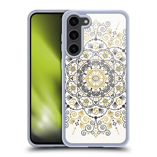 Cat Coquillette Patterns 6 Moroccan Mandala 1 Soft Gel Case for Samsung Galaxy S23+ 5G & MagSafe