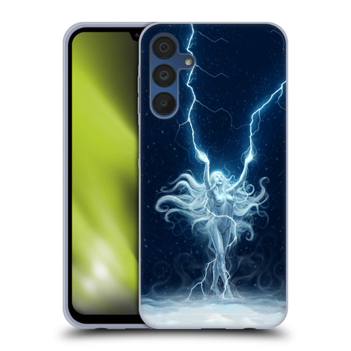Christos Karapanos Dark Hours Storm Maker Soft Gel Case for Samsung Galaxy A15 & MagSafe