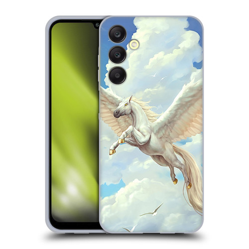 Christos Karapanos Mythical Art Pegasus Soft Gel Case for Samsung Galaxy A25 5G