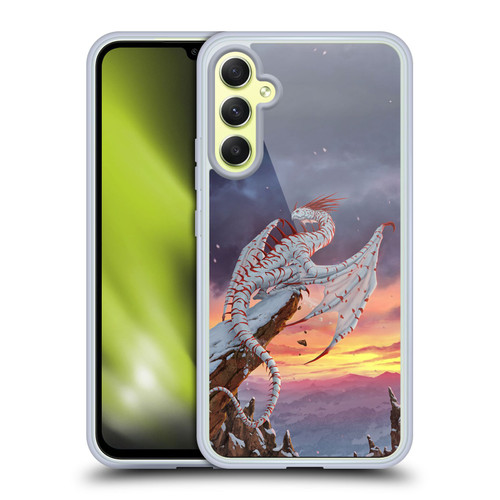 Christos Karapanos Mythical Art Nijuri Hills Soft Gel Case for Samsung Galaxy A34 5G