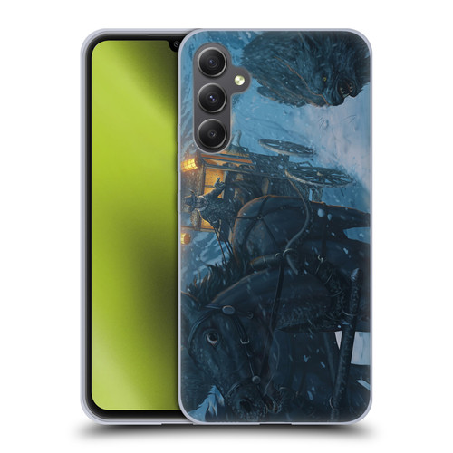 Christos Karapanos Dark Hours Otherworldly Howling Soft Gel Case for Samsung Galaxy A34 5G